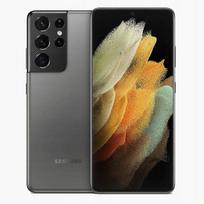 Išmanusis telefonas Samsung Galaxy S21 Ultra G998 5G, 16GB/512GB, pilkas, su apsaugine plėvele ir dėklu