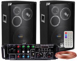 Garso stiprintuvas 600W su Bluetooth, USB, SD, nuotoliniu valdymu