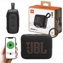 Nešiojama kolonėlė JBL GO 4, juoda, Bluetooth, atspari vandeniui (IP67), iki 7 val. veikimo laikas