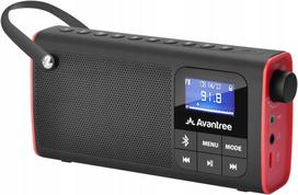 Nešiojama „Avantree SP850“ raudona „Bluetooth“ kolonėlė, FM, micro SD, 2 W