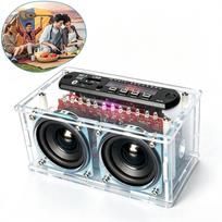 Bluetooth maitinimo rinkinys su lituokliu, FM radijo ir USB kolonėle