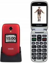 Mobilusis telefonas EVOLVEO EasyPhone FS, raudonas