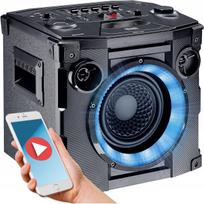 Nešiojama „Bluetooth“ kolonėlė su LED, 200W, karaoke funkcija