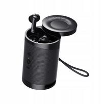 Bemi DUO Black BT Plus belaidės ausinės su 3W nešiojama kolonėle BBTADUOBB