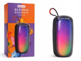Nešiojama kolonėlė Forever OS-1527, juoda, 14 W, su RGB apšvietimu ir laikikliu