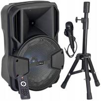 Nešiojama garso kolonėlė su Bluetooth, 300 W, su stoveliu