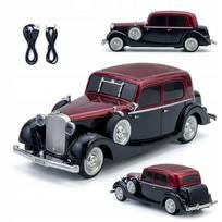 Automobilinė Bluetooth kolonėlė Capone Retro, raudona, su AUX