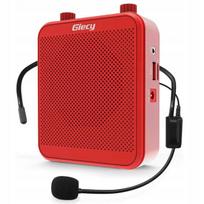 Garsiakalbis su mikrofonu Giecy, 30 W, 2800 mAh, raudonas