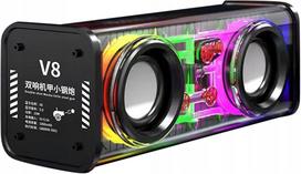 Nešiojama belaidė Bluetooth kolonėlė SUBOFFER F4U1 su TWS ir RGB apšvietimu