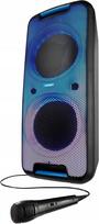 Nešiojama garso kolonėlė MEDION P61080, 2x450 W, su karaoke mikrofonu, 4 val. baterija