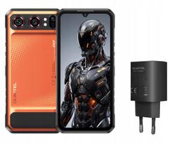 Išmanusis telefonas Oukitel WP68 Air 5G, 12GB/512GB, 8000 mAh, 120 Hz, oranžinis, su 45 W įkrovikliu