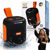 Nešiojama Bluetooth kolonėlė 8W, TWS, RGB, IPX4, FM radijas, USB, TF, BT 5.4