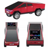 Belaidis Bluetooth garsiakalbis su LED, FM radiju, USB, TWS, Cybertruck dizainas