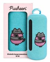Belaidė „Pusheen“ Bluetooth kolonėlė 10W, RGB, SD, USB-A, USB-C, mėlyna