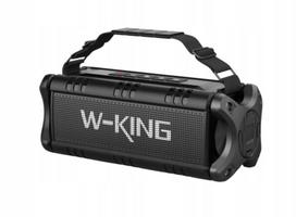 Bevielė kolonėlė W-King D8, 90W, IPX6, su Powerbank, AUX, juoda