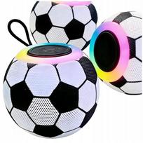Belaidė Bluetooth kolonėlė su LED apšvietimu, futbolo dizainas, USB-C