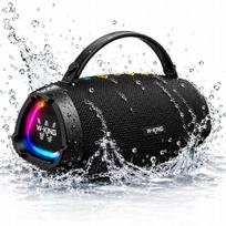 Belaidė Bluetooth kolonėlė W-KING X10S, 50W, stiprus bosas, IPX7