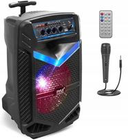 Nešiojama Bluetooth kolonėlė Pyle, 400 W, LED, SD, AUX