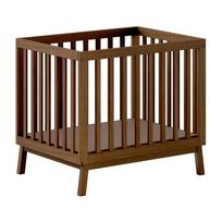 Rudos spalvos iš pušies masyvo maniežas vaikams 95x75 cm Sezane – Vipack