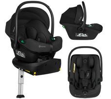 Nešiojama autokėdutė su lopšiu Lionelo Astrid I-Size Set Plus, juoda sp., 1 - 13 kg