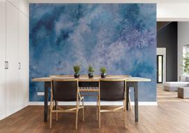 Rasch tapetai 362909 - fototapetai ant neaustinės medžiagos su dangumi mėlyna, violetine ir balta spalvomis iš kolekcijos Magicwalls - 2.65 m x 3.71 m (i x P)