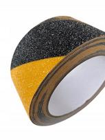 Neslystanti geltonai juoda juosta 50 mm x 5 m