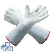 Cuifati cryo pirštinės, darbo pirštinės nuo šalčio, atsparios dilimui, pastorintos odinės žemos temperatūros apsauginės pirštinės skystam azotui sausam ledui tvarkyti, 31 cm