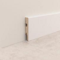 Mdf grindjuostė - 78x14 mm - Balta laminuota Finishline Blanc