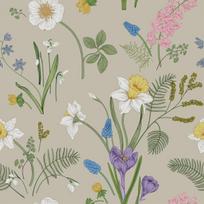 Varyfloral gėlių tapetai smėlio spalvos lipnūs tapetai 30,5 cm x 300 cm sienų plėvelė lipnūs botaniniai tapetai gėlės ramunės fototapetai gėlių plėvelė baldams vandeniui atspari nuotrauka