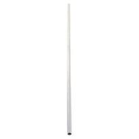 Mromax 6063 aliuminio apvalus vamzdis, 300 mm ilgio, 5 mm išorinis skersmuo, 2 mm vidinis skersmuo, besiūlis aliuminio tiesus vamzdis, sidabrinis (2 vnt.)