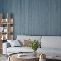 Varypaper tapetai audinio išvaizdos mėlyna juoda baldų plėvelė matinė 40 cm x 200 cm tekstūruoti tapetai mėlyna dekoratyvinė plėvelė lipni plėvelė baldų tapetai vonios kambario vandeniui atsparūs svetainės klijai