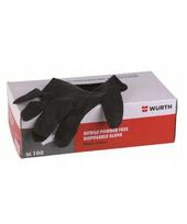 Vienkartinės pirštinės Wurth Comfort Grip, dydis S, 50 vnt. be latekso!