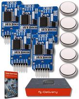 5 x Laiko modulis Ds3231 I2c su Arduino ir Raspberry Pi