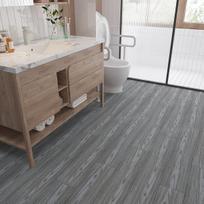 Veelike vinilinės grindų lentos, medžio imitacija, savaime limpančios, pilkos pvc grindų plytelės, plytelių imitacija, grindų vonios plytelių lipdukai, virtuvės grindų danga, svetainės pvc plytelės, garažo 90 cm x 15 cm, 12 vnt.