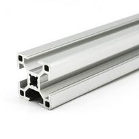 Aliuminio profilis 30x30 mm, 200 mm, su 8 mm grioveliu