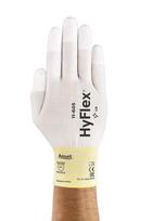 Ansell Hyflex 11-605 universalios pirštinės, mechaninė apsauga, baltos, dydis 10 (12 porų pakuotė)