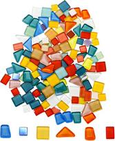 Nurila mozaikos akmenys, spalvingi mozaikos akmenys 200g, mozaikos rinkinys vaikams Crystal Freestone Full Mix namų dekoravimui, nuotraukų rėmeliams, gėlių vazonams, veidrodžiams ir rankdarbiams vonios kambariui (mix Color Series)