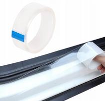 Apsauginė plėvelė juosta automobilio durų slenksčiams bespalvė stipri 30mm x 5m
