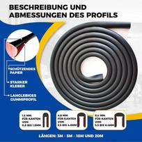 Apsauginė briaunos juosta | Apsauginė guma lakštams 1-1,5 mm | U formos Epdm gumos briaunos apsaugos profilis | Vidinis lipnus, atsparus Uv spinduliams | Briaunos apsauga lakštams 1-1,5 mm ir stiklui