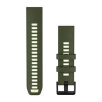 Garmin QuickFit 22 Watch Band Olive Drab / Citron Silicone 010-14507-01