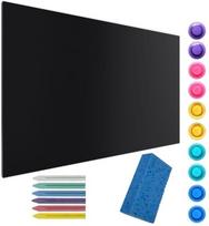 Juoda kreidinė magnetinė lenta 120x90cm turistiniams magnetams