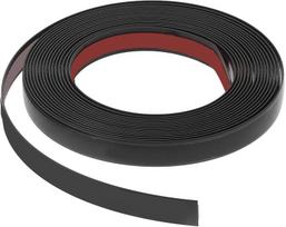 5 m x 1,3 cm dekoratyvinės juostelės, lipnios juodos pvc medžiagos sienų apdailos štuko formavimo juostelės, lanksčios sienų juostelės, skirtos lubų apvadams, sienų dekoravimui, veidrodžių rėmams, durims