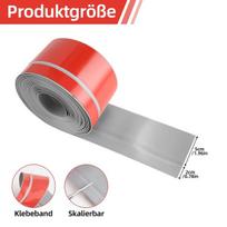 6m minkšta grindjuostė, lipni, 50 x 20 mm, lipni grindjuostė virtuvei ir voniai, pvc minkšta grindjuostė, galinė juostelė, lipnios juostelės, lanksti apsauginė juosta (pilka)