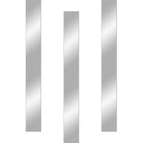 Keajuidy 3 nerūdijančio plieno lakštų juostelių rinkinys 400 x 50 x 1 mm, plonos nerūdijančio plieno metalinės juostelės, lanksčios tarpų užpildymo, suvirinimo priedai, dekoratyvinės juostelės virtuvei