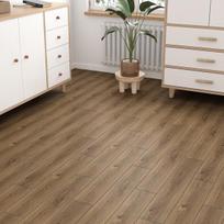 Yullpaper, 24 vnt. Pvc grindų lipdukų, savaime prilimpantys, medžio imitacijos, svetainei, virtuvei, šviesiai rudos spalvos medžio imitacijos vinilinės grindys, plaunami, lipnūs, 90 cm x 15 cm, vintažinės Pvc plytelės, savaime prilimpančios