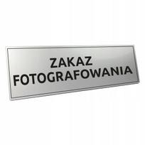 Ženklas ant durų fotografuoti draudžiama lipnus - B serija