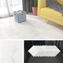 Livelynine 32 pvc grindų plytelės, lipnios vonios kambario vinilinės grindų plytelės, smėlio spalvos plytelių imitacija, lipnios virtuvės plytelės 30 cm x 30 cm, plytelių laminato imitacija, marmuro rašto plaunama laminuota grindų danga