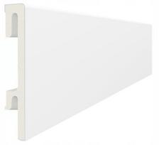 Grindjuostė Beta 80mm Balta Vandeniui atspari 2,2m Salag Grindų Pvc