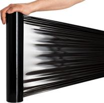 Rago® juoda tampri plėvelė baldams, 1 vnt., 150 m rankinė tampri plėvelė ritiniuose I paletės plėvelė rankinė plėvelė pakavimo plėvelė I pakavimo medžiaga (7,5 x 7,5 x 40 cm) 0,9 kg I 150 m ilgio