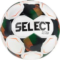 No Name Piłka nożna hala Select Futsal Planet v26 FIFA Basic biało-czarno-pomarańczowo-zielona 1014387 310021 4